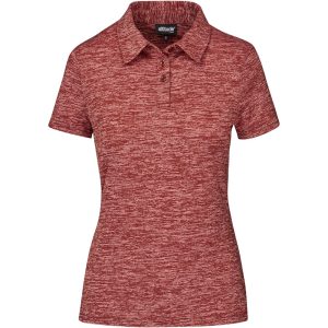 Ladies Echo Golf Shirt - Red