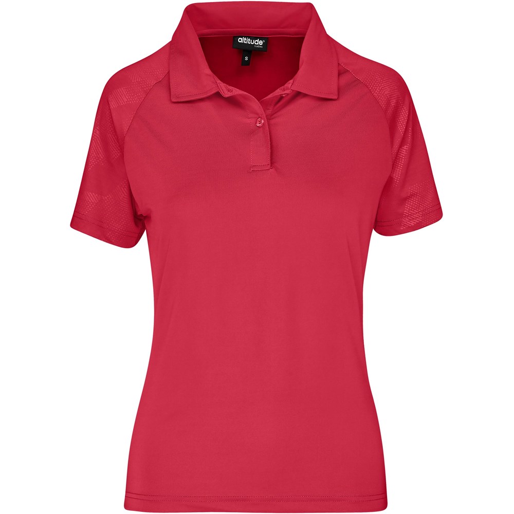 Ladies Santorini Golf Shirt - Red