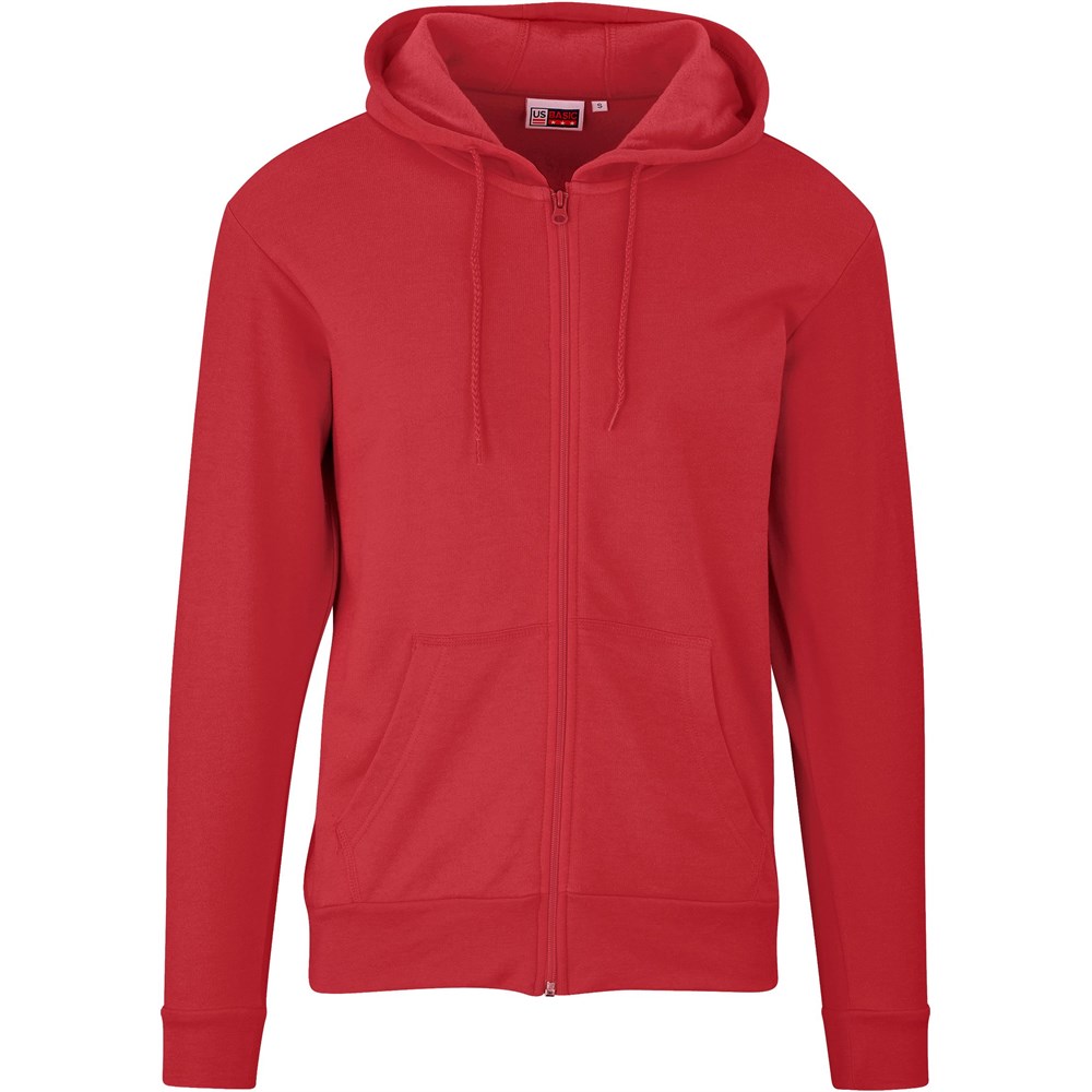 Mens Bravo Hooded Sweater - Red
