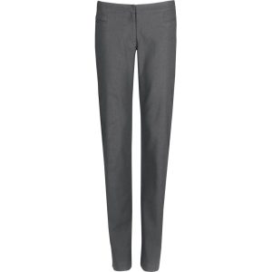 Ladies Cambridge Flat Front Pants - Grey