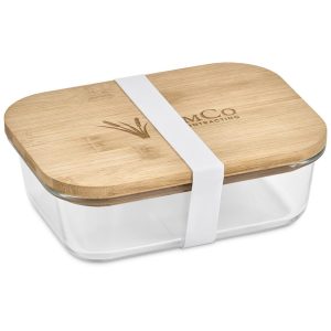 Okiyo Moshi Glass & Bamboo Lunch Box
