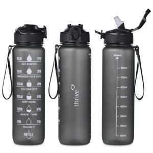 Eva & Elm Neptune Plastic Water Bottle - 1 Litre