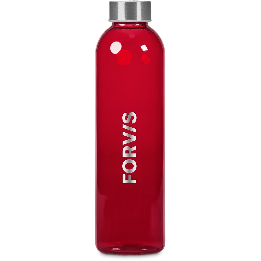 Kooshty Pura Plus Glass Water Bottle – 750ml - Red