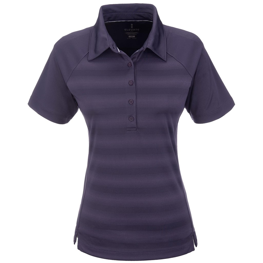 Ladies Shimmer Golf Shirt - Purple