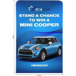 Double Sided Fabric Tube System Skin 1.5m