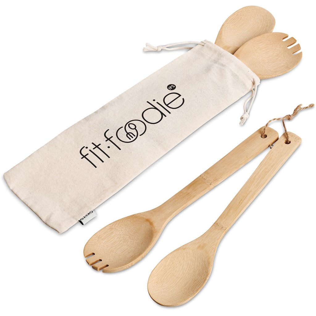 Okiyo Shinsen Bamboo Salad Servers