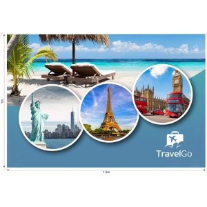 Ovation Sublimated Gazebo 1.5m X 1.5m - Half-Wall (Excludes Hardware)